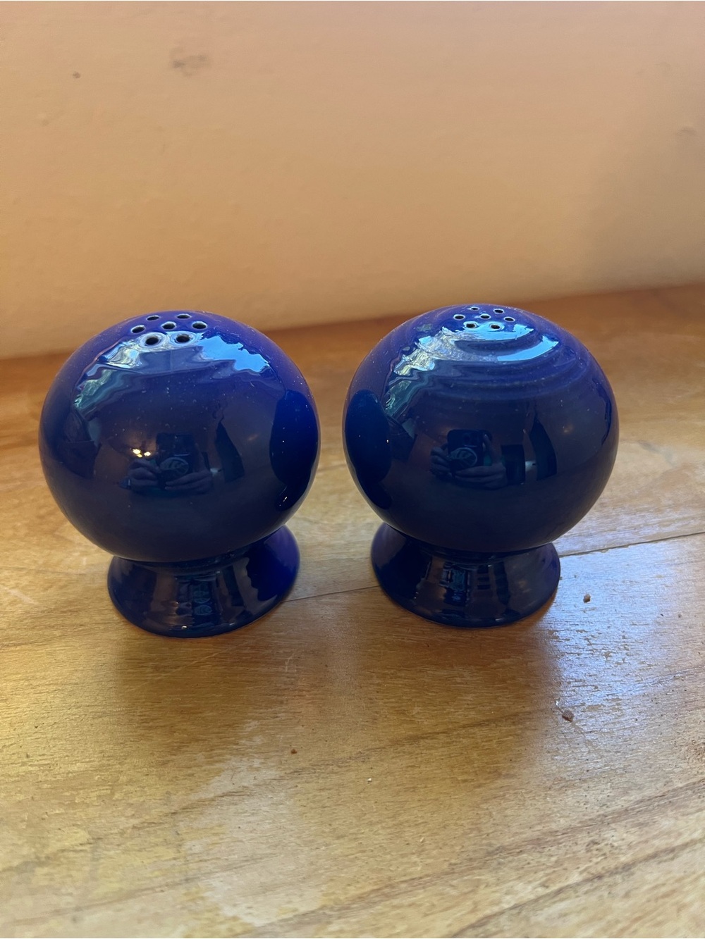 Fiesta Dinnerware Salt and Pepper Shaker Set - Deep Blue